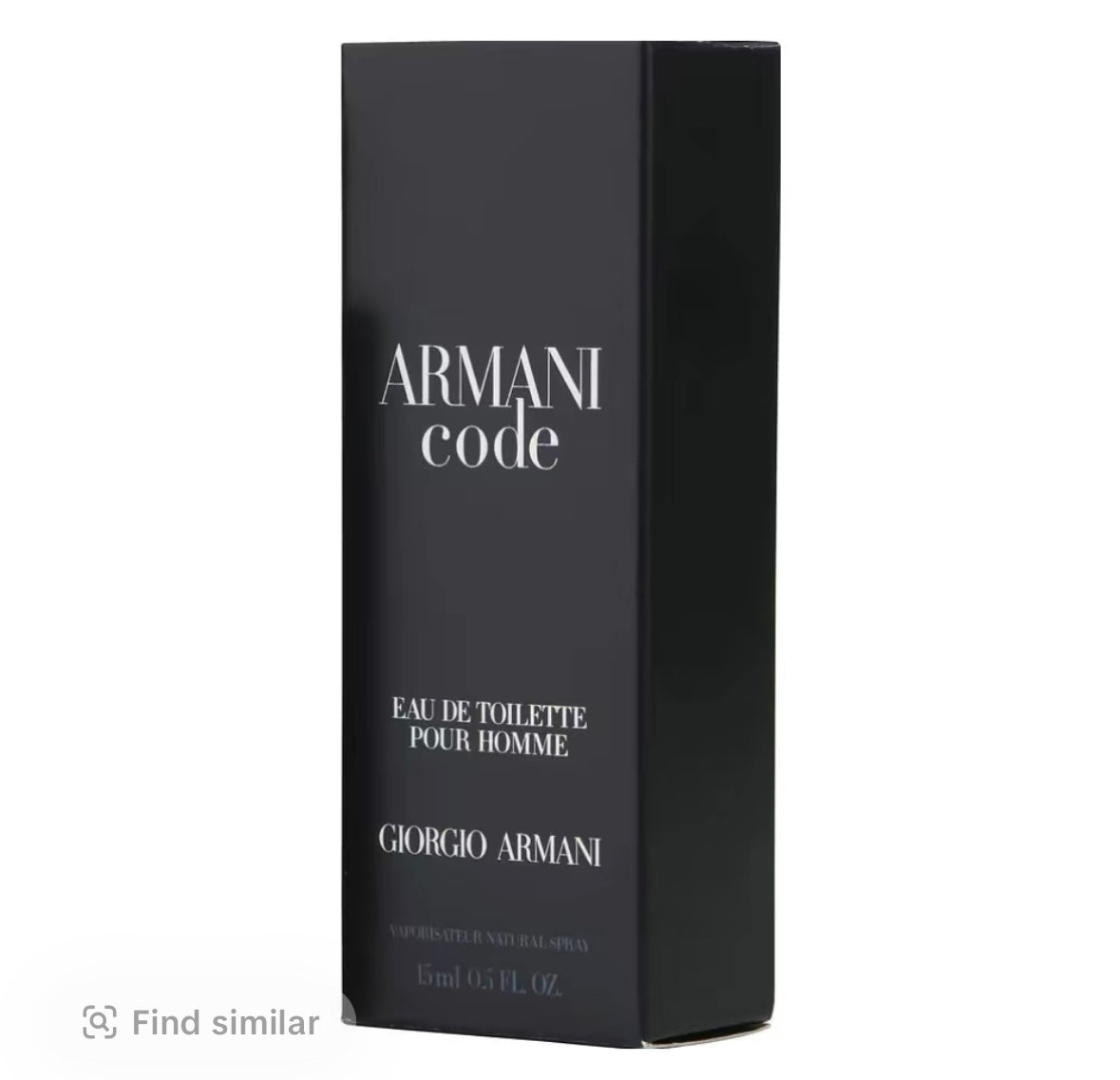 Giorgio Armani Code Eau de Perfume for Men 0.5 Oz (15ml)