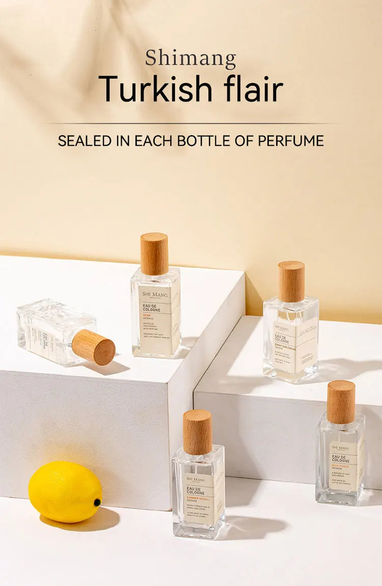 SHI MANG Fresh & Natural Perfume - Woody Long-Lasting Cologne for Women & Men, Light Floral Scent
