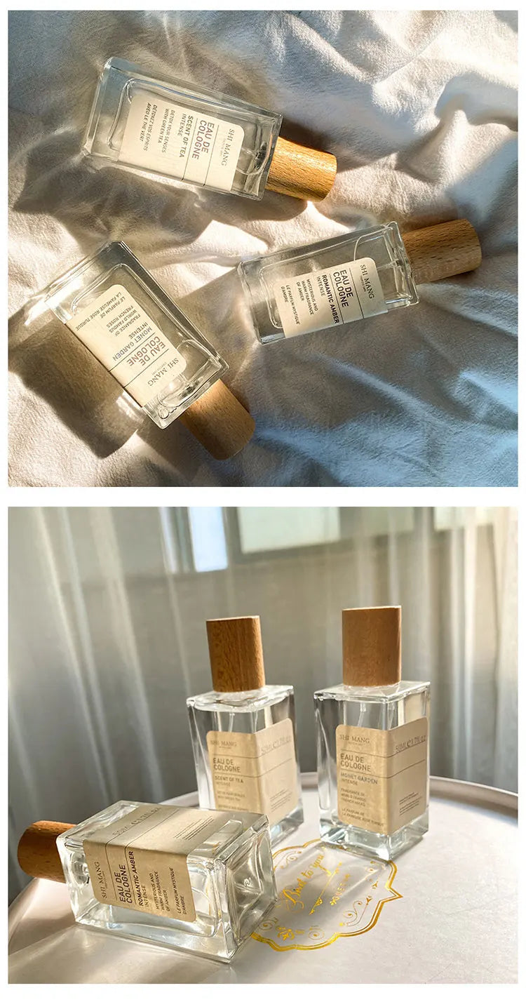 SHI MANG Fresh & Natural Perfume - Woody Long-Lasting Cologne for Women & Men, Light Floral Scent