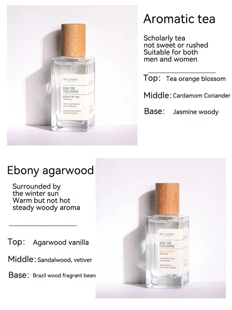 SHI MANG Fresh & Natural Perfume - Woody Long-Lasting Cologne for Women & Men, Light Floral Scent