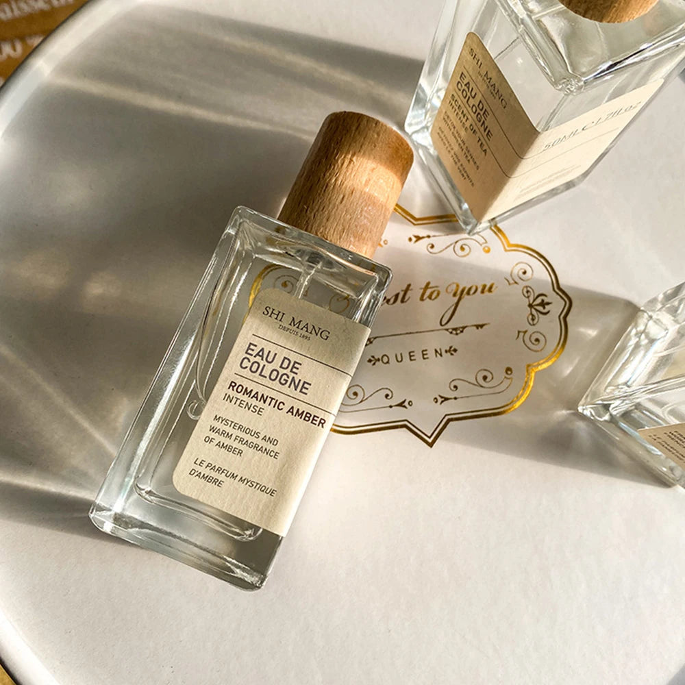 SHI MANG Fresh & Natural Perfume - Woody Long-Lasting Cologne for Women & Men, Light Floral Scent