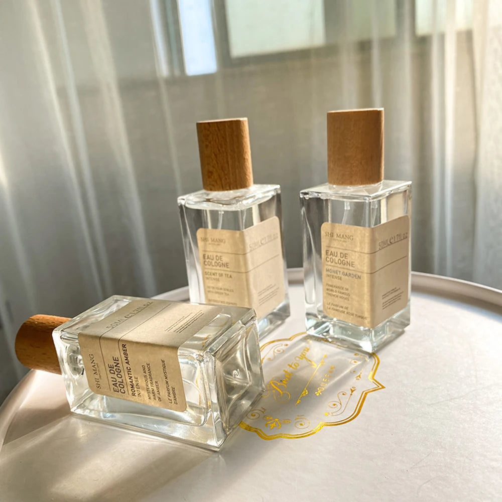 SHI MANG Fresh & Natural Perfume - Woody Long-Lasting Cologne for Women & Men, Light Floral Scent